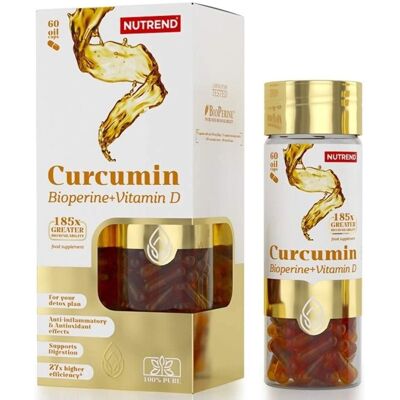 Nutrend Curcumin + Bioperine + Vitamin D - 60 caps Nutrend Curcumin + Bioperine + Vitamin D - 60 caps