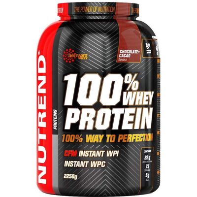 Nutrend 100% Białko Serwatkowe - Smak Czekoladowo-Kakaowy - 2250 g Nutrend 100% Białko Serwatkowe - Smak Czekoladowo-Kakaowy - 2250 g