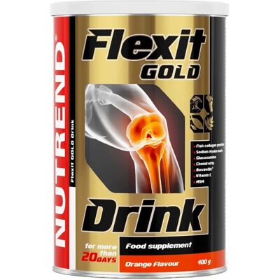 Nutrend Flexit Gold Drink - Pomeranč - Podpora Kloubů - 400g Nutrend Flexit Gold Drink - Pomeranč - Podpora Kloubů - 400g