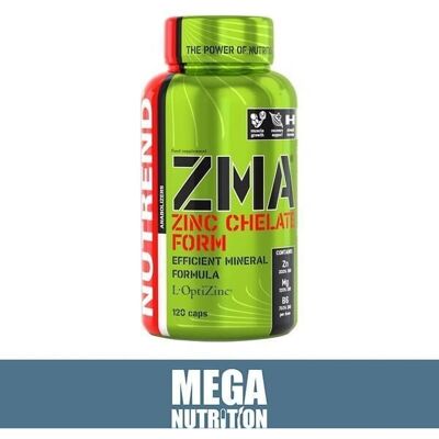 Nutrend ZMA - 120 kapsułek - Wspiera testosteron, regenerację mięśni, odporność Nutrend ZMA - 120 kapsułek - Wspiera testosteron, regenerację mięśni, odporność