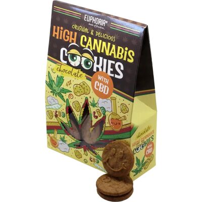 Ciastka z konopi i czekoladą EUphORIA - Biscotti z CBD Ciastka z konopi i czekoladą EUphORIA - Biscotti z CBD