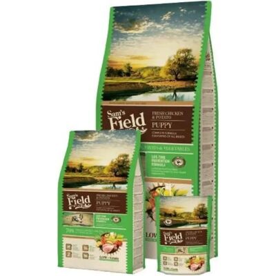 Sam's Field Färskt Kyckling och Potatis - Hundfoder för medelstora hundar Sam's Field Färskt Kyckling och Potatis - Hundfoder för medelstora hundar