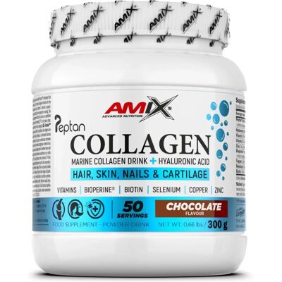 Amix Nutrition Collagene Marinho Bebida 300g Chocolate - Suplemento alimentar Amix Nutrition Collagene Marinho Bebida 300g Chocolate - Suplemento alimentar