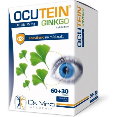 Da Vinci Ginkgo Lutein 15mg - Doplněk stravy Da Vinci Ginkgo Lutein 15mg - Doplněk stravy