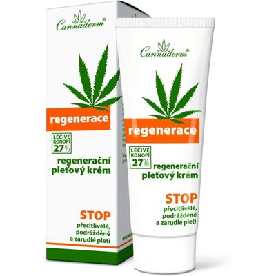 Crema Regeneratoare Cannaderm - Piele Sensibilă 75g Crema Regeneratoare Cannaderm - Piele Sensibilă 75g