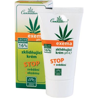 Cannaderm Exema Beruhigende Creme - Beruhigende Creme mit Hanföl - 50 g Cannaderm Exema Beruhigende Creme - Beruhigende Creme mit Hanföl - 50 g
