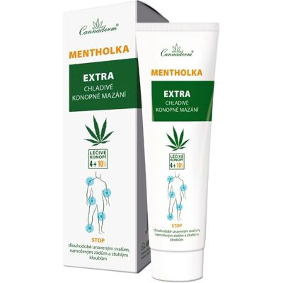 Cannaderm - Mentholka EXTRA - Konopí - Mentol - Chladicí gel Cannaderm - Mentholka EXTRA - Konopí - Mentol - Chladicí gel