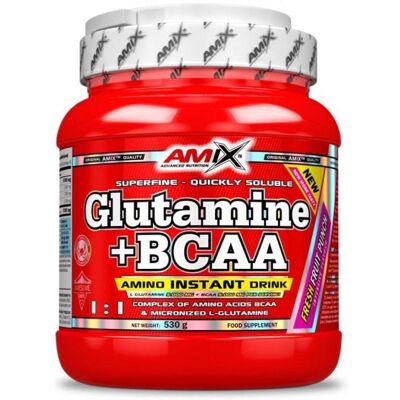Amix Glutamine + BCAA 530g - Retarda a Fadiga & Acelera a Recuperação Amix Glutamine + BCAA 530g - Retarda a Fadiga & Acelera a Recuperação