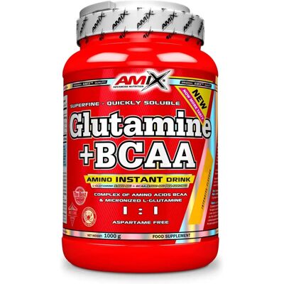 Amix Glutamina + BCAA 1000g - Suplemento para crescimento muscular Amix Glutamina + BCAA 1000g - Suplemento para crescimento muscular