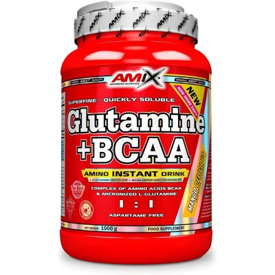 Amix Glutamine+BCAA Manga 1kg - Suplemento Alimentar Amix Glutamine+BCAA Manga 1kg - Suplemento Alimentar