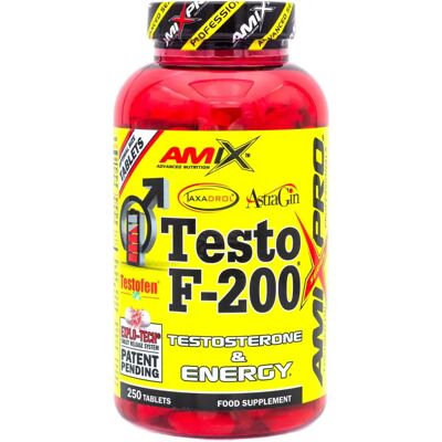 Amix Testo F-200 - Potenciador natural de testosterona - 200 cápsulas Amix Testo F-200 - Potenciador natural de testosterona - 200 cápsulas