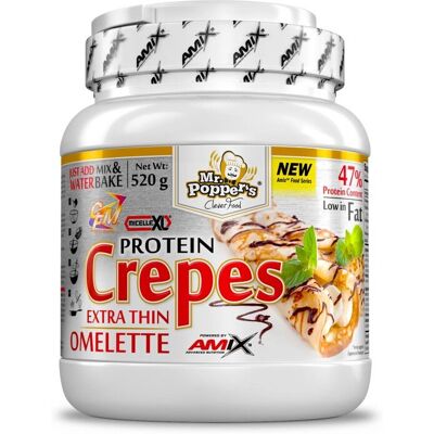 Amix Nutrition Crepes de Proteína - 520g, Alto Teor de Proteína Amix Nutrition Crepes de Proteína - 520g, Alto Teor de Proteína