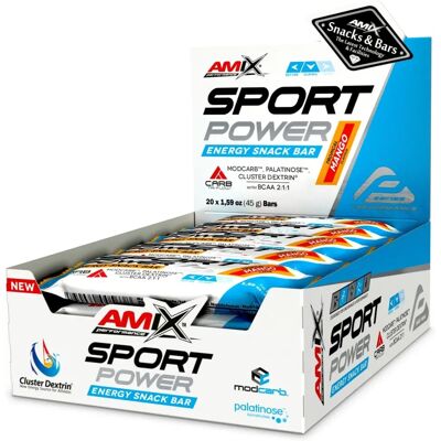 Amix Barre Energetiche Mango - 20 Pezzi Amix Barre Energetiche Mango - 20 Pezzi