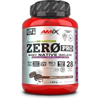 Amix Proteina Zeropro 1 Kg - Isolato di proteine del siero di latte ad alta purezza - Nutrizione sportiva Amix Proteina Zeropro 1 Kg - Isolato di proteine del siero di latte ad alta purezza - Nutrizione sportiva