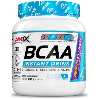 Amix Performance BCAA Instant Drink - Fruits des Bois - Complément Sportif - Publicité Amix Performance BCAA Instant Drink - Fruits des Bois - Complément Sportif - Publicité