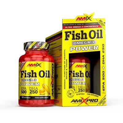 Amix Nutrition Rybí olej Omega 3 Power - 60 Kapslí - Multivitamin/mineral Amix Nutrition Rybí olej Omega 3 Power - 60 Kapslí - Multivitamin/mineral