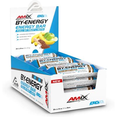 Amix Performance By-Energy Bars Cacao 20x50g - Publicité Amix Performance By-Energy Bars Cacao 20x50g - Publicité