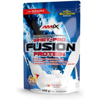 Amix Whey Pro Fusion Białko 500 G - Wysokiej jakości odżywka z serwatki Amix Whey Pro Fusion Białko 500 G - Wysokiej jakości odżywka z serwatki