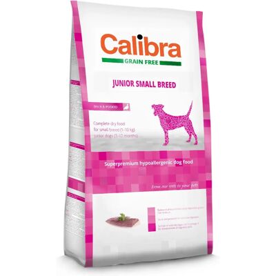 Calibra Comida seca de pato para cachorros - Raza pequeña, 2 kg, Sin cereales Calibra Comida seca de pato para cachorros - Raza pequeña, 2 kg, Sin cereales