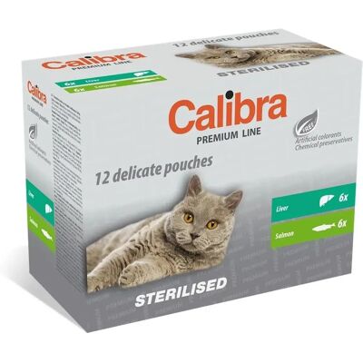 Calibra Pack Premium Sterilizzato per Gatti - Cibo Umido Calibra Pack Premium Sterilizzato per Gatti - Cibo Umido