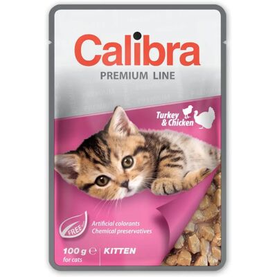 Calibra Confezione Tacchino e Pollo per Gattini - Cibo Umido Calibra Confezione Tacchino e Pollo per Gattini - Cibo Umido