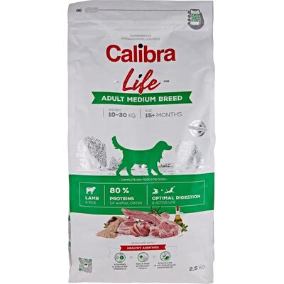 Calibra Lamm Hundefutter - Mittelgroße Rassen - 2,5kg Calibra Lamm Hundefutter - Mittelgroße Rassen - 2,5kg