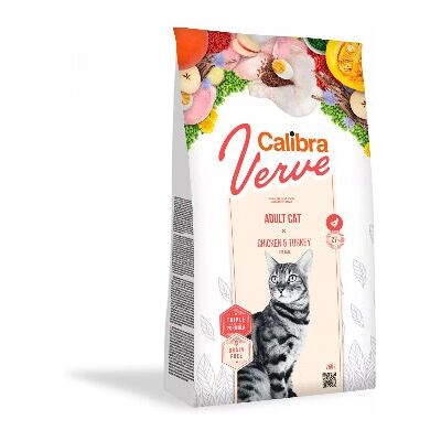 Alimento per gatti Calibra Verve Adult senza cereali con pollo e tacchino - 3,5kg Alimento per gatti Calibra Verve Adult senza cereali con pollo e tacchino - 3,5kg