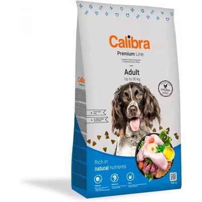Cibo per cani Calibra Adulti Pollo - 12kg - Linea Premium Cibo per cani Calibra Adulti Pollo - 12kg - Linea Premium