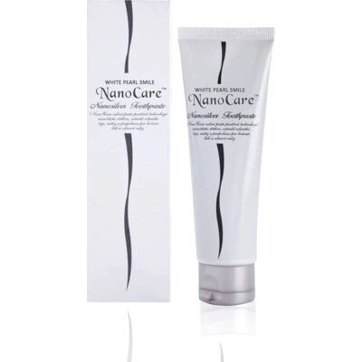 Pastă de dinți albitoare White Pearl NanoCare - Nanoparticule de argint - 100g Pastă de dinți albitoare White Pearl NanoCare - Nanoparticule de argint - 100g