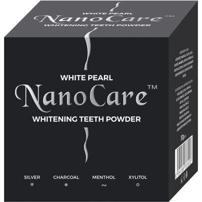 White Pearl NanoCare - Pudră de albire a dinților - 30g White Pearl NanoCare - Pudră de albire a dinților - 30g