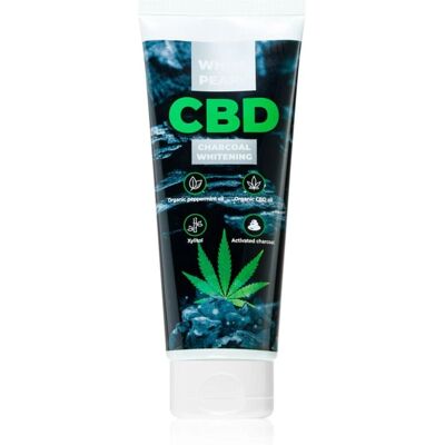 White Pearl CBD Charcoal Whitening Toothpaste - Natural, Gentle, 75ml White Pearl CBD Charcoal Whitening Toothpaste - Natural, Gentle, 75ml