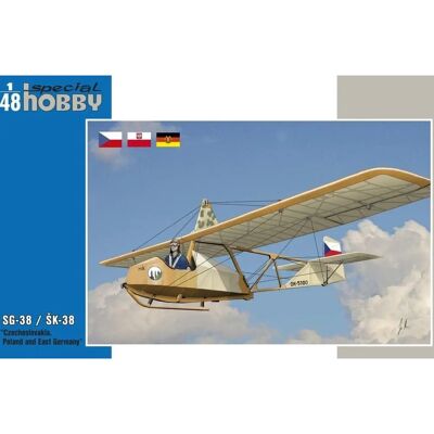 Maquette d'avion DFS SG-38 marquage tchèque, polonais et DDR - Hobby Spécial - Publicité Maquette d'avion DFS SG-38 marquage tchèque, polonais et DDR - Hobby Spécial - Publicité