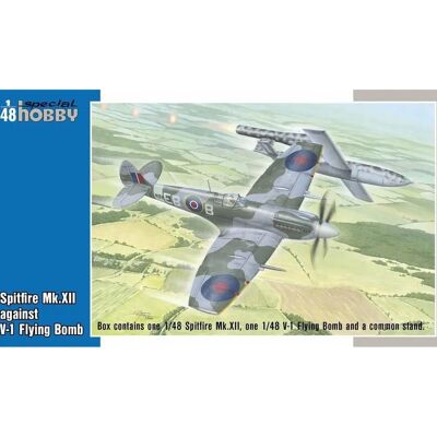 Kit de maquette Spitfire Mk.XII de Special Hobby - 1/48 - Modèle d'avion - Publicité Kit de maquette Spitfire Mk.XII de Special Hobby - 1/48 - Modèle d'avion - Publicité