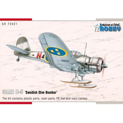 Special Hobby Saab B-5 Bombardier de plongée suédois 1/72 - Maquette d'avion - Publicité Special Hobby Saab B-5 Bombardier de plongée suédois 1/72 - Maquette d'avion - Publicité