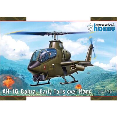 Kit maquette Cobra AH-1G Early Tails 1:72 - Publicité Kit maquette Cobra AH-1G Early Tails 1:72 - Publicité