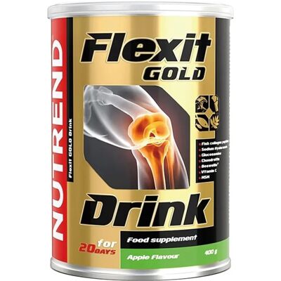 Nutrend Flexit Gold Drink - Pomme - 400g - Complément alimentaire - Publicité Nutrend Flexit Gold Drink - Pomme - 400g - Complément alimentaire - Publicité