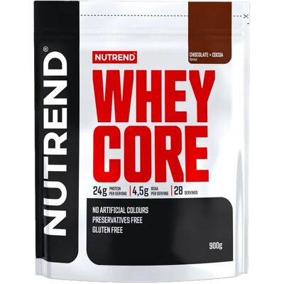 Nutrend Whey Core - 900g Čokoláda + Kakao - Proteinový prášek Nutrend Whey Core - 900g Čokoláda + Kakao - Proteinový prášek