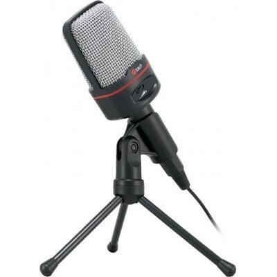 C-Tech MIC-02 Mikrofon - Kardioid, USB, Schwarz C-Tech MIC-02 Mikrofon - Kardioid, USB, Schwarz