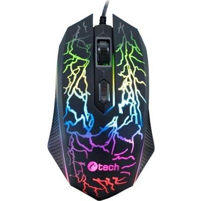 Souris Gaming Câblée Tech Air GM-03P - 3200 DPI - 7 Modes RGB - Publicité Souris Gaming Câblée Tech Air GM-03P - 3200 DPI - 7 Modes RGB - Publicité