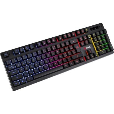 Klávesnice C-TECH Iris s RGB podsvícením Klávesnice C-TECH Iris s RGB podsvícením