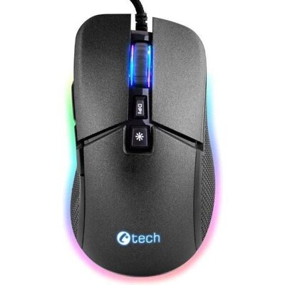 C-Tech Dawn Gaming-Maus - 6400 DPI - RGB-Beleuchtung - USB-Kabel C-Tech Dawn Gaming-Maus - 6400 DPI - RGB-Beleuchtung - USB-Kabel