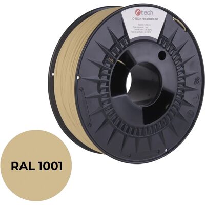 C-Tech RAL1001 Beige 3D-Druckfilament - Premium Line C-Tech RAL1001 Beige 3D-Druckfilament - Premium Line