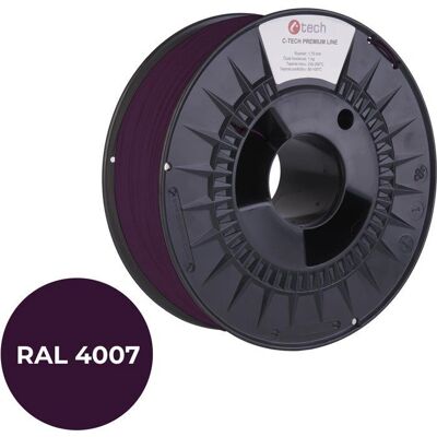 C-Tech - Trykkstreng - PETG - Purple - 1.75mm C-Tech - Trykkstreng - PETG - Purple - 1.75mm