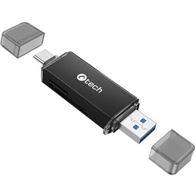 C-TECH - UCR-02-AL - USB 3.0 Type-A/Type-C - Card Reader C-TECH - UCR-02-AL - USB 3.0 Type-A/Type-C - Card Reader