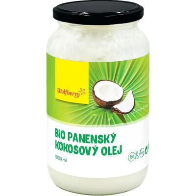 Panenský kokosový olej Wolfberry - Péče o pokožku & Vaření - 1000ml Panenský kokosový olej Wolfberry - Péče o pokožku & Vaření - 1000ml