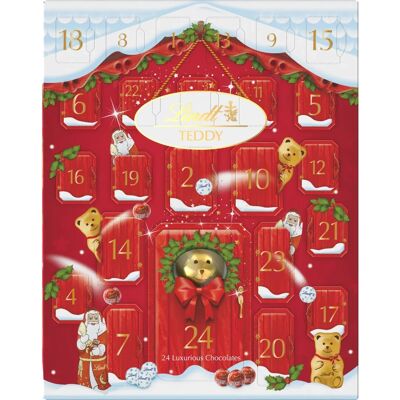 Lindt Lindor Teddy - 243 g - Calendrier de l'Avent - Publicité Lindt Lindor Teddy - 243 g - Calendrier de l'Avent - Publicité