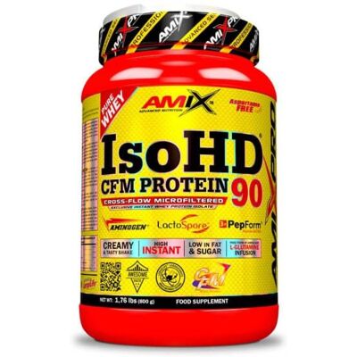 Značka Amix Iso Hd CFM Protein 90 - Izolát syrovátky - Obnova svalů Značka Amix Iso Hd CFM Protein 90 - Izolát syrovátky - Obnova svalů