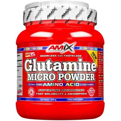 Amix Glutamine 500 g - Support musculaire - Aminoacides - Publicité Amix Glutamine 500 g - Support musculaire - Aminoacides - Publicité