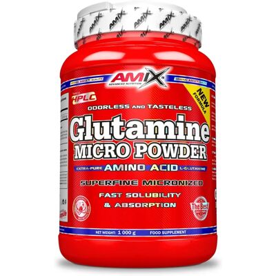 AMIX Glutaminové Mikro prášek - 1 kg Přirozené AMIX Glutaminové Mikro prášek - 1 kg Přirozené
