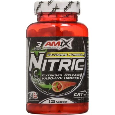 Amix Nitric 125 Kapsle - Síla a Pumpování Svalů Amix Nitric 125 Kapsle - Síla a Pumpování Svalů